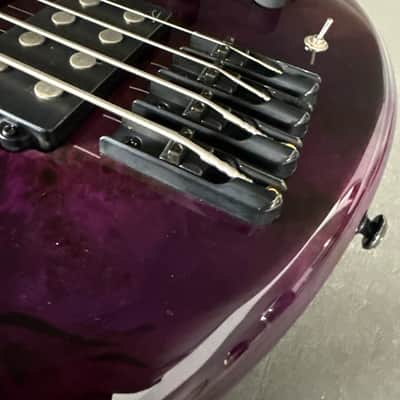 Legator HB4SS Helio 4-String Super Shred 2026 - Magenta Burl image 5