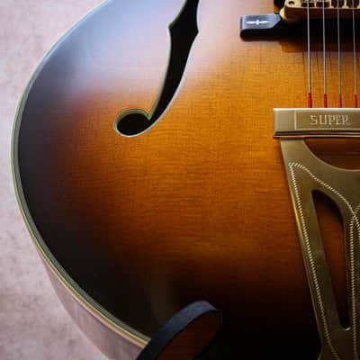 GIBSON USA Custom Shop Historic Super 400 CES "Tobacco Burst + Ebony" (1997) image 10