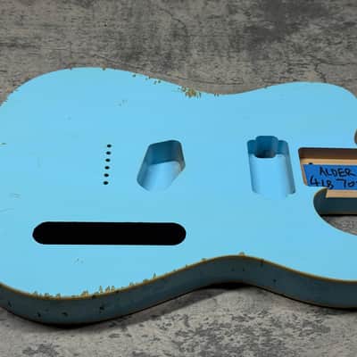 Real Life Relics 60’s Style Tele® Telecaster® Body HS Double Bound Humbucker/Single Aged Sonic Blue