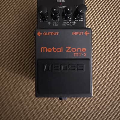 Boss MT-2 Metal Zone (Silver Label) 1991 - Present - Black image 1