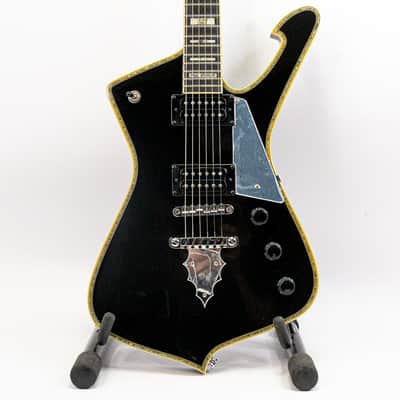 Ibanez Paul Stanley PS120 Iceman – Black – Abalone Binding – Gigbag image 1