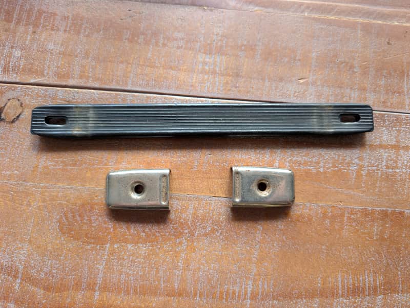 Fender Vintage Deluxe Reverb Amplifier Handle Blackface 1960s NICE Patina! image 1