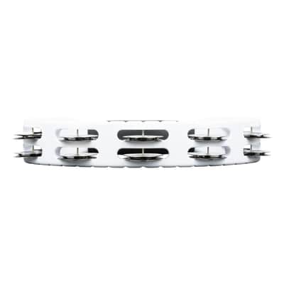 MEINL Percussion Headliner® Series Molded ABS Dual-Row Tambourine - White image 8