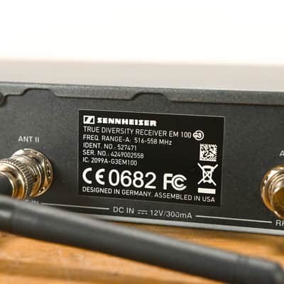 Sennheiser ew 100 G3 Bodypack Wireless System - A Range NO POWER SUPPLY CG01YPL image 8