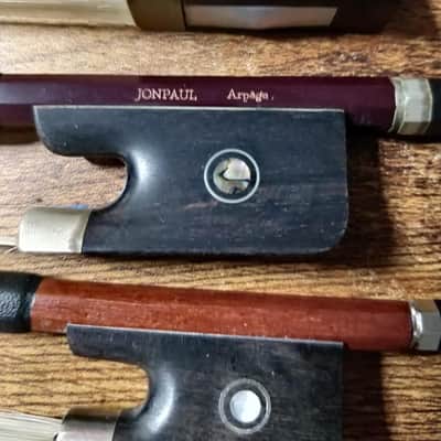 Vintage Jon Paul Arpege Viola Bow / Violin Setup - Professional Grade image 2