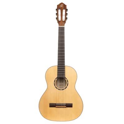 Ortega R121L-3/4 Family Series Spruce Top Mahogany Neck 3/4 Size Nylon 6-String Classical Acoustic Guitar w/Gig Bag For Left Hand Player image 4