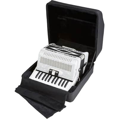 SofiaMari SM-2648, 26 Piano 48 Bass Accordion Regular White Pearl image 5