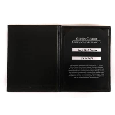 Gibson Custom Shop Les Paul Custom Ebony image 10
