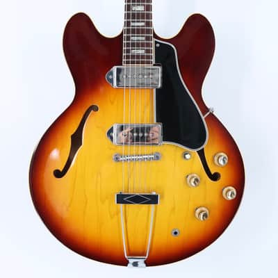1966 Gibson ES-330TD Sunburst w/Chipboard Case "TIME CAPSULE CONDITION" image 3