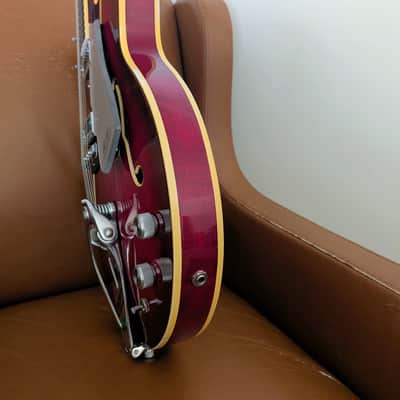 Gretsch Chet Atkins Tennessean 1973 - Deep Cherry Finish w/ OHSC & Full Ypsi Guitars Bench Setup image 15