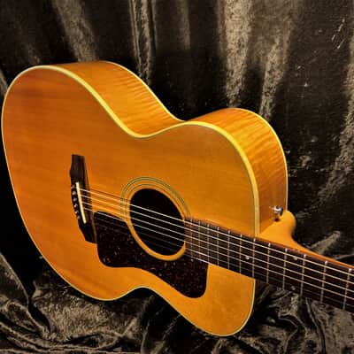 Guild GF30 Westerly Rhode Island built in 1987 Vintage Guild Acoustic Guitar Flame Maple Archback image 5