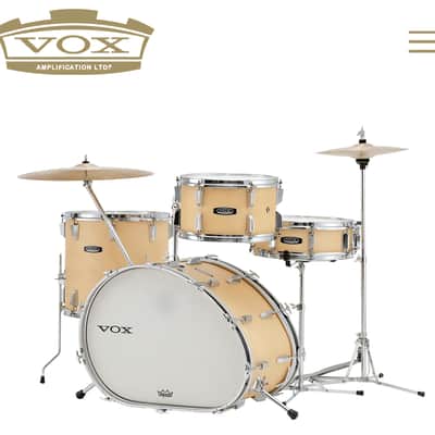 Vox Telstar 4pc Drum Set in Maple image 1