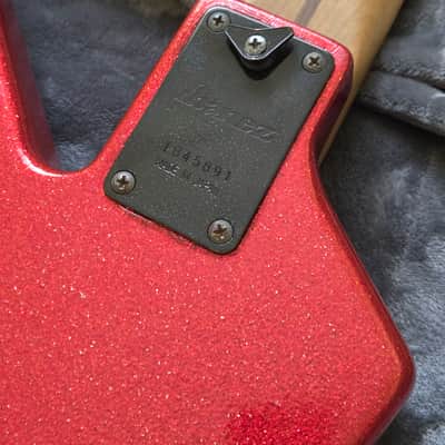1984 Ibanez DB700 Destroyer 4 String Vintage Japan Electric Bass - Custom Red Sparkle Finish + OHSC image 21
