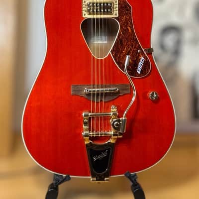Lovely Gretsch G5034TFT Rancher Electro Acoustic in Savannah Sunset w/Gretsch Hard Case image 2