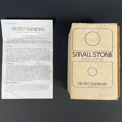 Vintage 1970s Electro-Harmonix Small Stone Phase Shifter w/ Original Box & Instructions NYC USA image 8