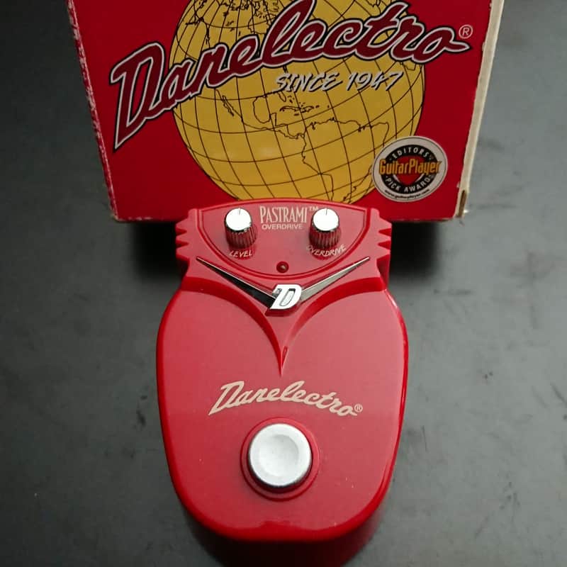 2010s Danelectro Pastrami Overdrive Red