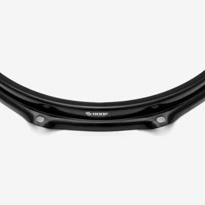 S-HOOP - SH1410BLKP - 14" 10 Hole BLACK PC/Steel S-Hoop (Replaces SH1410BLK) image 3