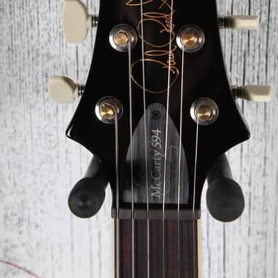 PRS S2 McCarty 594 Electric Guitar Flame Top Faded Gray Black Burst with Gig Bag image 12