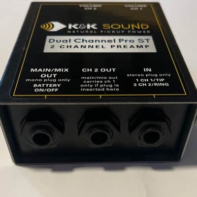 K&K Sound Dual Channel Pro Stereo Preamp 2022 image 5