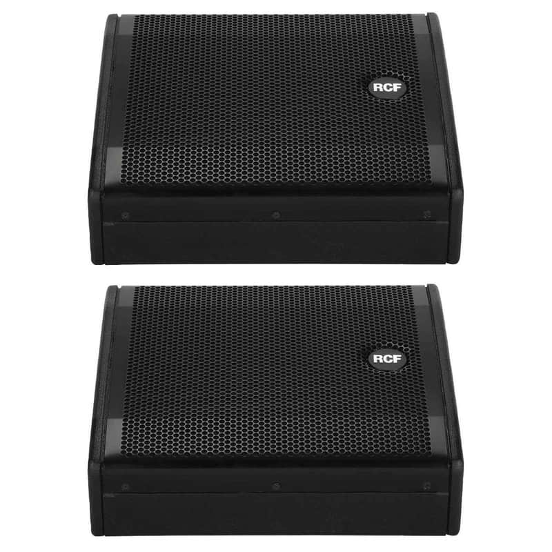 RCF NX 10-SMA 10" Active Coaxial Stage Monitor 2-Pack - Open Box Mint image 1