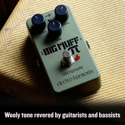 Electro Harmonix Green Russian Big Muff Distortion Sustain Guitar Effects Pedal image 5