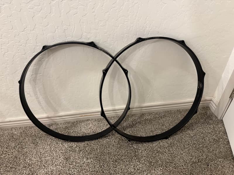 Tama Accu-Tune Bass Drum Hoops 8 lug 22” 2000s - Black image 1