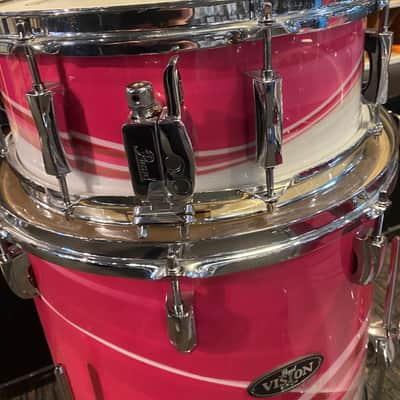 Pearl Vision Birch 5 Piece Shell Pack - White/Pink Swirl image 11