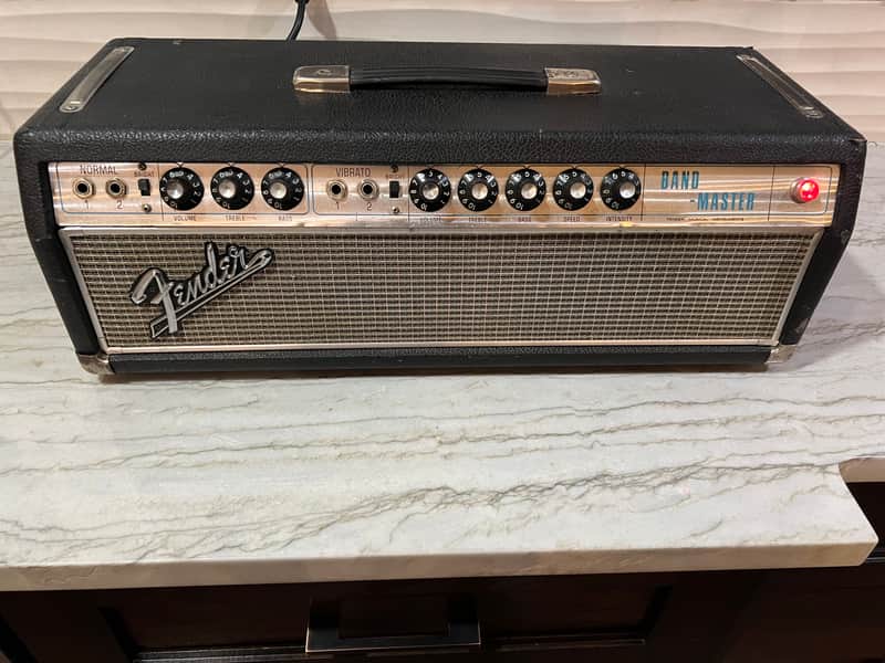 Fender Bandmaster Head 1968 - Silverface Drip-edge image 1