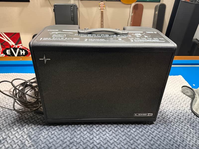 Line 6 Powercab 112 Plus 250-Watt 1x12" Active Guitar Speaker Cabinet 2018 - 2021 Black image 1