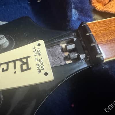 Immagine 1978 Rickenbacker 4001 Bass - Beautiful Jetglo - OHSC - 15