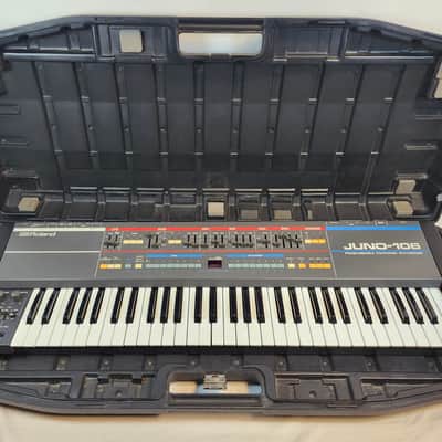 1984 Roland Juno-106 Analog Polyphonic Synthesizer w/OHSC, Serviced and Upgraded, MIJ image 3