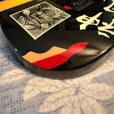 ESP LTD GL-200K George Lynch Signature 2011 - 2018 - Black with Kamikaze Graphic image 7