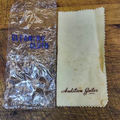 Vintage RARE 1960's Kawai Japan Audtion Guitar Cleaning Cloth Case Candy image 2