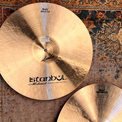 Rare ULTRA WARM Huge 16” ISTANBUL Mehmet NOSTALGIA Hihats 1217 1362 g PERFECT Amazing image 5
