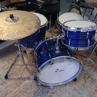 Sonor Rare 1960 Tear Drop - Chicago Blue Ripple image 1