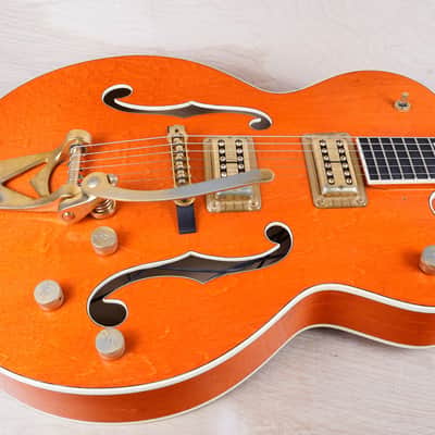 Gretsch Nashville 6120 Hollowbody MIJ 1995 Stain Orange Japan w/ OHSC image 6