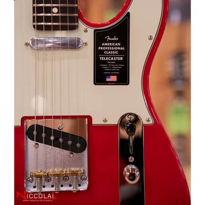 Fender American Professional Classic Telecaster, Rosewood Fingerboard, Faded Dakota Red image 4