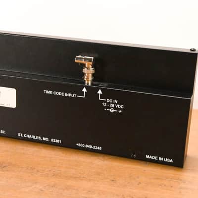 Masterclock TCD44 Time Code Display Studio Clock (NO POWER SUPPLY) CG01UW8 image 5