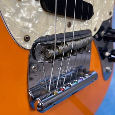 Fender Japan MG-73 CO Mustang Reissue Capri Orange MIJ image 13