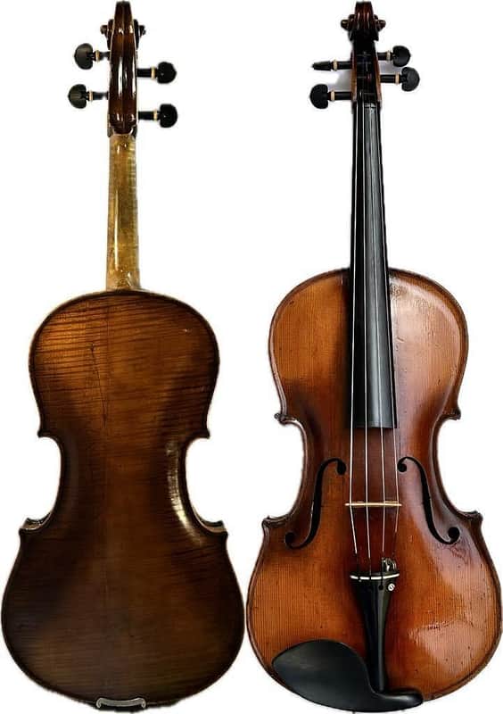 VINTAGE / OLD / ANTIQUE 16” Viola + Solid Case - Deep Resonant Tone | Master Setup | Free Worldwide Shipping - Youtube Videos ビオラ 中提琴 image 1