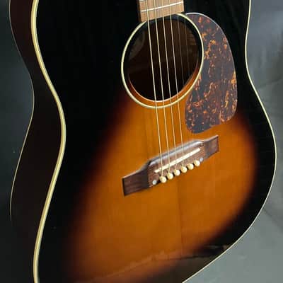 Epiphone Elitist J-45 Slope Shoulder Dreadnought Acoustic Guitar Vintage Sunburst w/ OHSC image 5