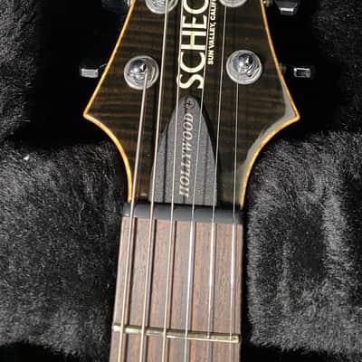 2013 Schecter USA Custom Shop Hollywood Classic Transparent Black HH TonePros #13-12030 image 3