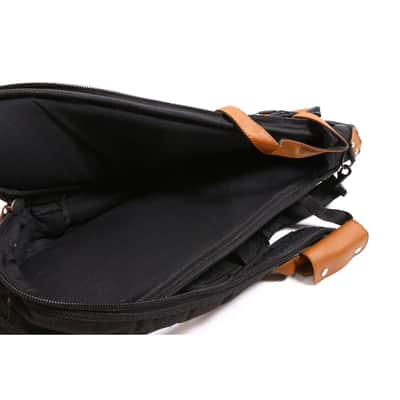 Lightweight Alto Saxophone Case – Durable Fabric Sax Bag with Shoulder Straps & Leather Handle image 3