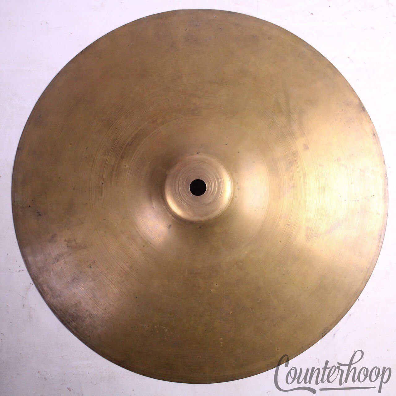 Victor J LaPAGE Turkish Cymbals Made In USA NY 11" Splash B8 Vintage 30s 308g* — main photograph