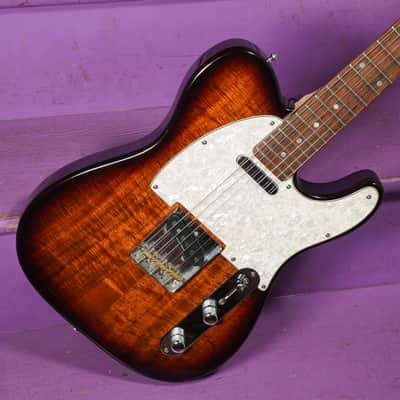 2006 Fender Korea Koa-Top Telecaster Electric Guitar (VIDEO! Fresh Work, Ready) image 2