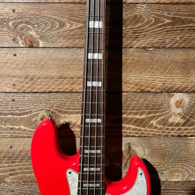 Squier Custom Upgraded Jazz Bass - Race Red Upgraded image 6