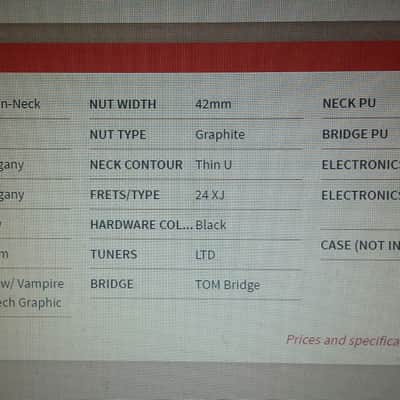 Immagine ESP Viper 2013 Vampire Bio Tech - 4