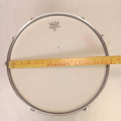 Ludwig 5x14"Pre-Serial Pioneer#491 Snare Drum Blue/Green Duco 3Ply Maple Early60 image 11