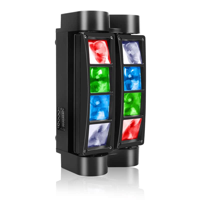 UKing Moving Head Light Effect, DJ Party Light, Disco Stage Light DMX512 with RGBW Lights for Bar, Christmas, Halloween Party image 1