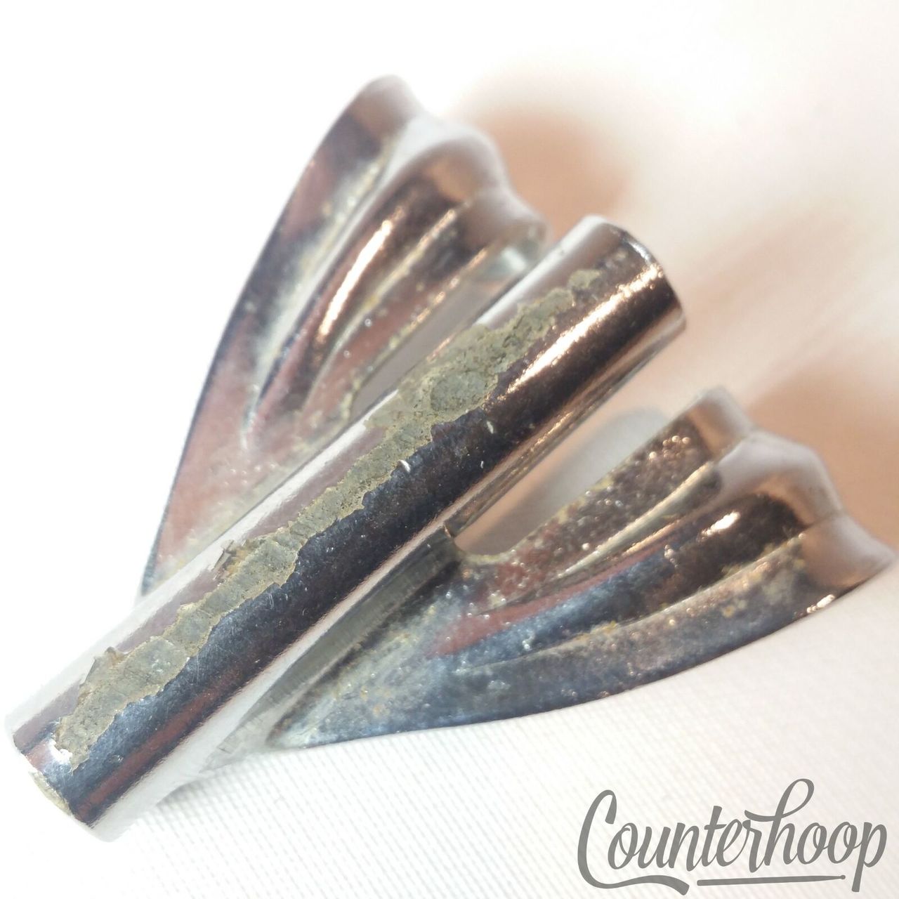 Ludwig Bass Drum Tension-Rod-Claw Chrome USA Super Classic Part Vintage 50s-60s — main photograph